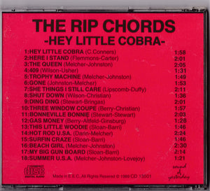 The Rip Chords : Hey Little Cobra (CD, Comp)