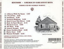 Load image into Gallery viewer, America (2) : History - America's Greatest Hits (CD, Comp, Club, RE, RP, SRC)
