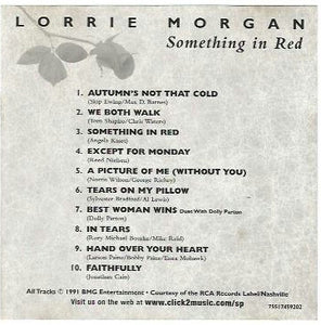 Lorrie Morgan : Something In Red (CD, Album, RE)