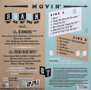 Shaun Young And The 3 Ringers, The Texas Blue Dots : Movin' (LP, Album)