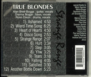 True Blondes : Strange Range (CD, Album)