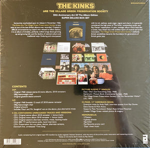 The Kinks : The Kinks Are The Village Green Preservation Society (Box, Dlx + 2xLP, Album, Mono, RE, RM + LP, Album, )