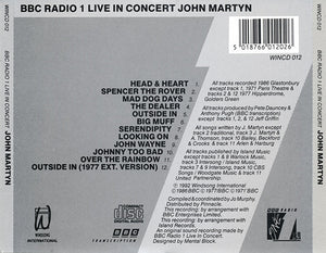 John Martyn : BBC Radio 1 Live In Concert (CD, Album)