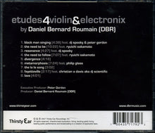 Load image into Gallery viewer, DBR* : Etudes4Violin&amp;Electronix (CD, Album)
