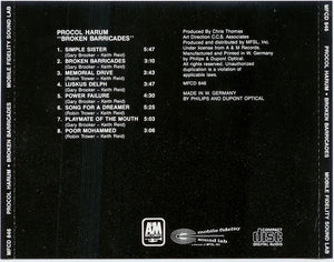 Procol Harum : Broken Barricades (CD, Album, RE, RM)