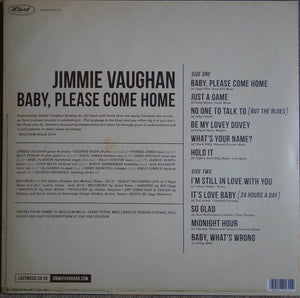 Jimmie Vaughan : Baby, Please Come Home (LP, Album, Ltd, Azt)