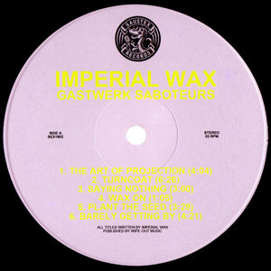 Imperial Wax : Gastwerk Saboteurs (LP, Album)