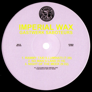 Imperial Wax : Gastwerk Saboteurs (LP, Album)