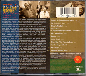 The Dave Brubeck Quartet Featuring Jimmy Rushing : Brubeck & Rushing (CD, Album, RE, RM)