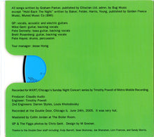 Load image into Gallery viewer, Graham Parker &amp; The Figgs : 103° In June : Live In Chicago (CD, Album, Ltd, Num)
