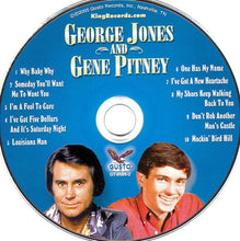 Load image into Gallery viewer, George Jones (2) And Gene Pitney : George Jones And Gene Pitney (CD, Comp)
