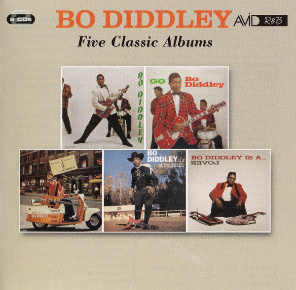 Bo Diddley : Five Classic Albums (2xCD, Comp, Mono)