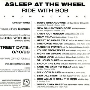 Asleep At The Wheel : Ride With Bob (HDCD, Advance, Album, Promo)