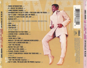 James Brown : Say It Live And Loud (08.26.68 Live In Dallas) (CD, Album)