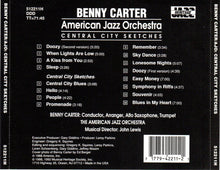 Load image into Gallery viewer, Benny Carter, The American Jazz Orchestra : Central City Sketches (CD, Album, RE)
