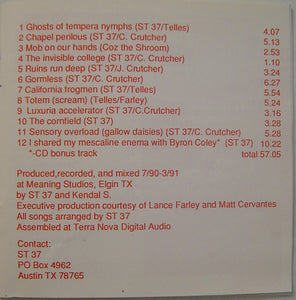 ST 37 : The Invisible College (CD, Album)