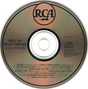 Dolly Parton : Best Of Dolly Parton (CD, Comp, RE)
