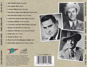 George Jones (2) : Hank, Bob & Me (CD, Comp)