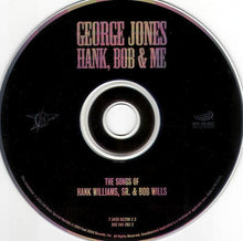 Load image into Gallery viewer, George Jones (2) : Hank, Bob &amp; Me (CD, Comp)
