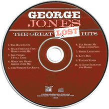 Load image into Gallery viewer, George Jones (2) : The Great Lost Hits (CD, Comp, RE)
