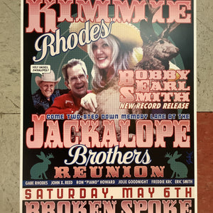 Bobby Earl Smith, Kimmie Rhodes, & Jackalope Brothers at Broken Spoke (Poster)