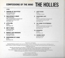Load image into Gallery viewer, Hollies* : Confessions Of The Mind (CD, Album, RE, RM)
