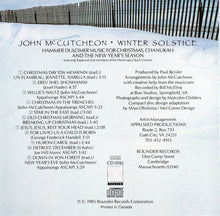 Load image into Gallery viewer, John McCutcheon : Winter Solstice (CD, Album)
