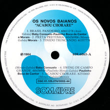 Load image into Gallery viewer, Os Novos Baianos : Acabou Chorare (LP, Album, RE)
