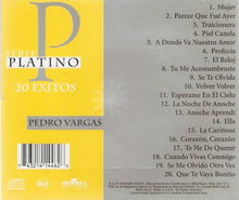 Load image into Gallery viewer, Pedro Vargas : Serie Platino 20 Exitos  (CD, Comp)
