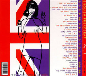 Various : English Freakbeat Volume One (Crazed Limey Teens On A Wyld Sound Rampage!!) (CD, Comp, Unofficial)