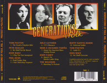 Load image into Gallery viewer, Various : Generations Of Folk Volume Two - Protest &amp; Politics (CD, Comp)
