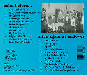 The Rising Storm : Calm Before... / Alive Again At Andover (CD, Comp)