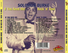 Load image into Gallery viewer, Solomon Burke : If You Need Me / Rock &#39;N Soul (CD, Comp)
