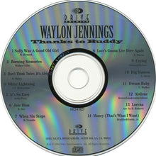 Load image into Gallery viewer, Waylon Jennings : Thanks To Buddy (CD, Comp)
