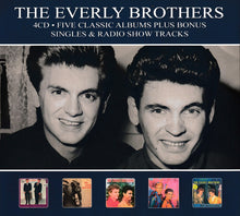 Load image into Gallery viewer, The Everly Brothers* : Five Classic Albums Plus Bonus Singles &amp; Radio Show Tracks (4xCD, Comp, RE, RM)
