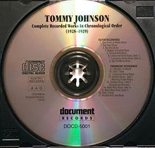 Load image into Gallery viewer, Tommy Johnson : Complete Recorded Works In Chronological Order (1928-1929) (CD, Comp, RE, RM)
