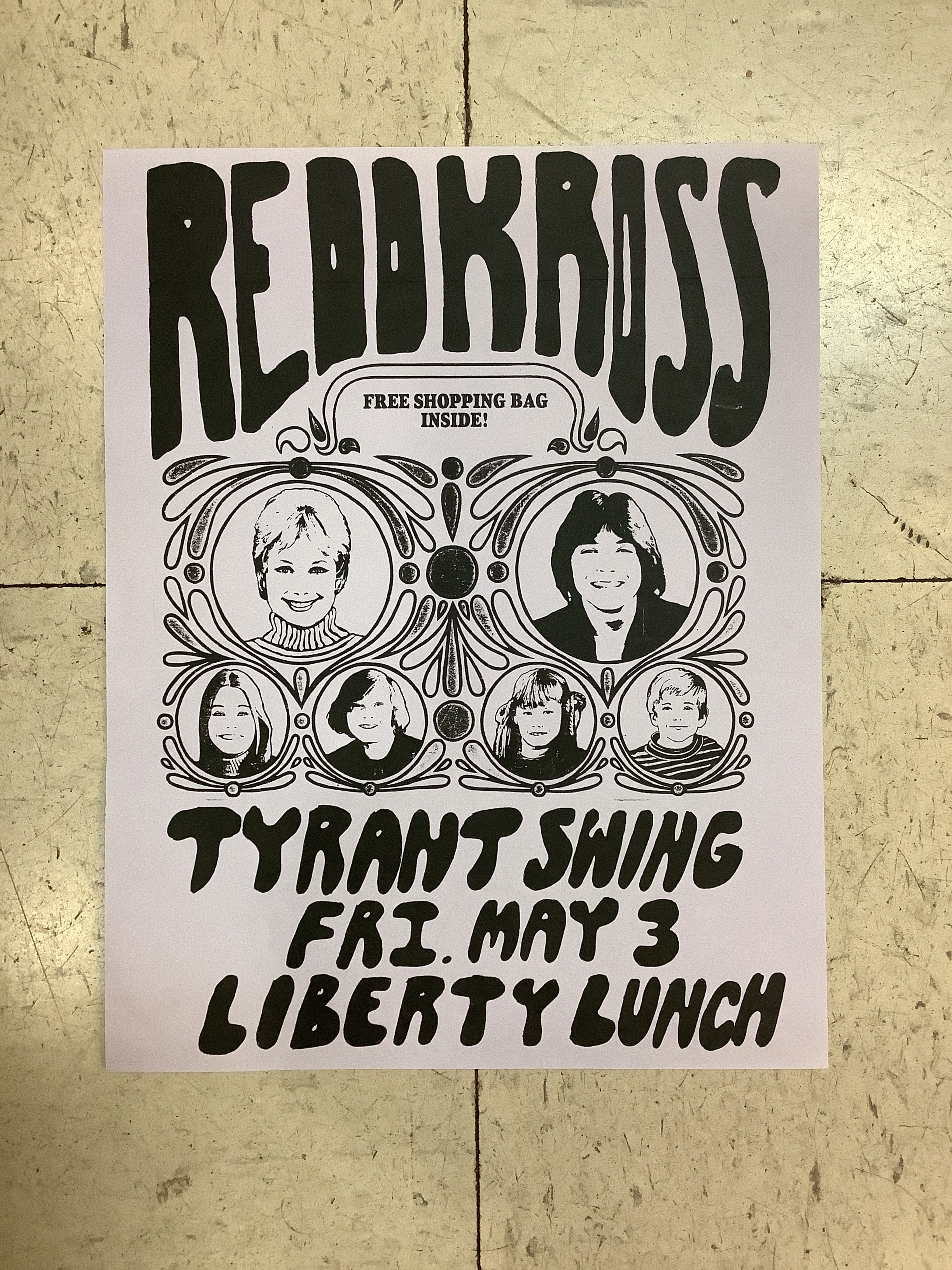 Redd Kross and Tyrant Swing at Liberty Lunch (Poster) – Antone's