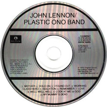 Load image into Gallery viewer, John Lennon, Plastic Ono Band* : John Lennon / Plastic Ono Band (CD, Album, Cap)
