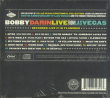 Load image into Gallery viewer, Bobby Darin : Live From Las Vegas (CD, Album, RE, Dig)

