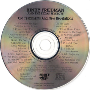 Kinky Friedman And The Texas Jewboys : Old Testaments And New Revelations (CD, Album)