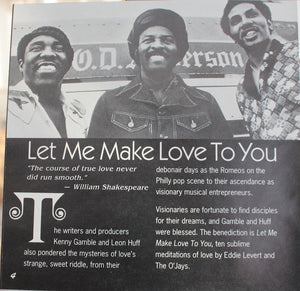 The O'Jays : Let Me Make Love To You (CD, Comp)