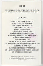 Load image into Gallery viewer, Richard Thompson : Across A Crowded Room (CD, Album, Unofficial, Dig)
