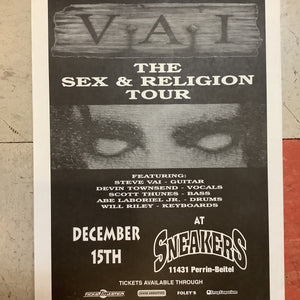 Steve Vai at Sneakers (Poster)