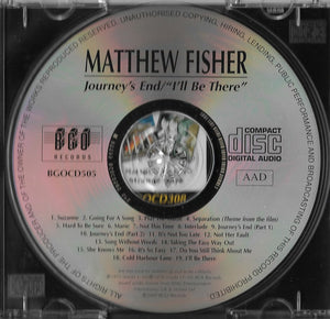 Matthew Fisher : Journey's End / I'll Be There (CD, Album, Comp)