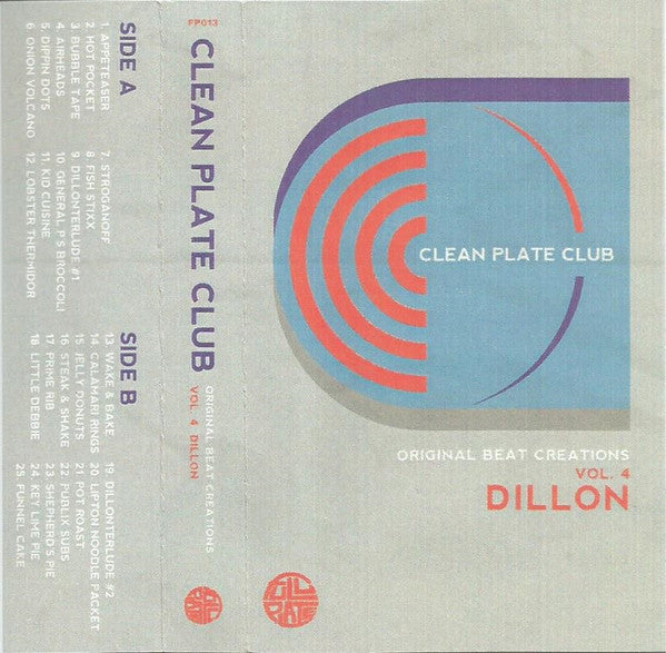 Dillon* : Clean Plate Club Vol. 4 (Cass, Album, Ltd)