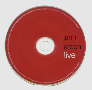 Jann Arden With The Vancouver Symphony Orchestra* : Live (CD, Album)