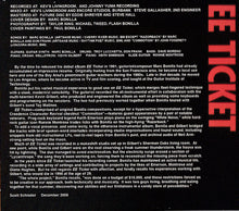 Load image into Gallery viewer, Marc Bonilla : EE Ticket (CD, Album, RE, RM)
