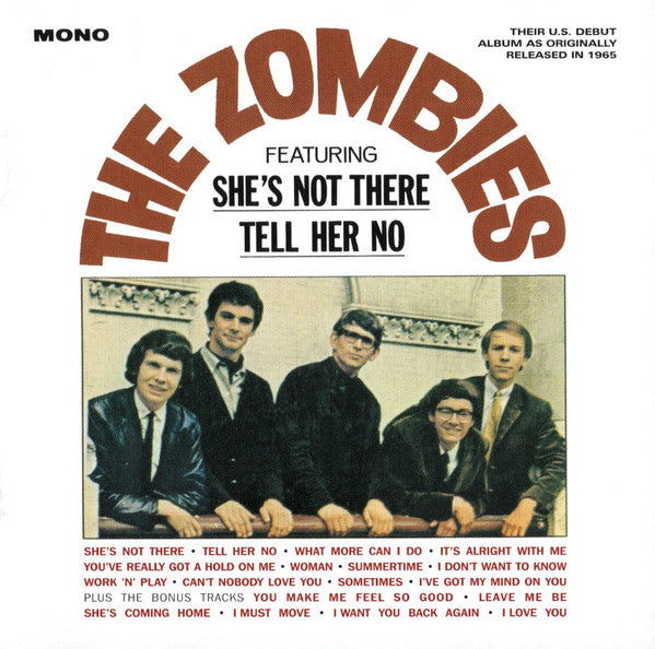 The Zombies : The Zombies (CD, Album, Mono, RE, RM)