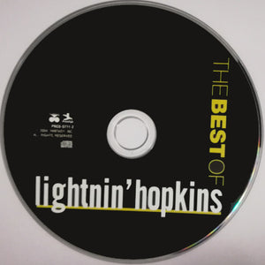 Lightnin' Hopkins : The Best of Lightnin' Hopkins (CD, Comp, RM)