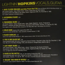 Load image into Gallery viewer, Lightnin&#39; Hopkins : The Best of Lightnin&#39; Hopkins (CD, Comp, RM)
